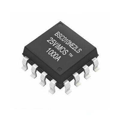 BSC010NE2LS OptiMOS 25V 100A N-चैनल पावर MOSFET ट्रांजिस्टर जिसमें 1 mOhm ड्रेन-सोर्स प्रतिरोध है
