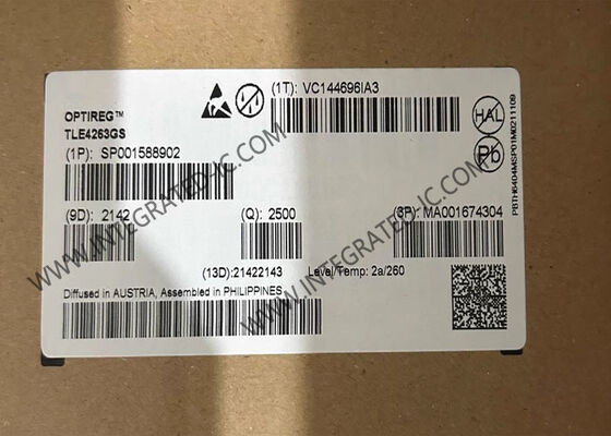 TLE4263GS एकीकृत सर्किट चिप 5V OPTIREGTM ऑटोमोबाइल इलेक्ट्रॉनिक्स के लिए कम ड्रॉपआउट वोल्टेज नियामक