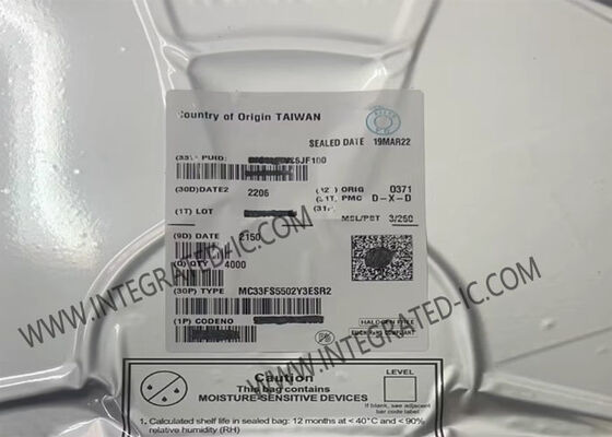 MC33FS5502Y3ES 15mA ऑटोमोटिव पावर मैनेजमेंट आईसी 56-VFQFN इंटीग्रेटेड सर्किट चिप