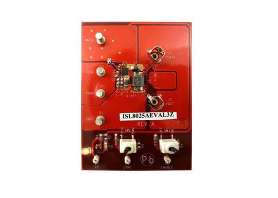 ISL8025AEVAL3Z एम्बेडेड सॉल्यूशंस उच्च दक्षता सिंक्रोनस बक नियामक मूल्यांकन बोर्ड