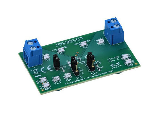 TPS22950LEVM TPS22950L लोड स्विच के लिए एम्बेडेड सॉल्यूशंस मूल्यांकन मॉड्यूल