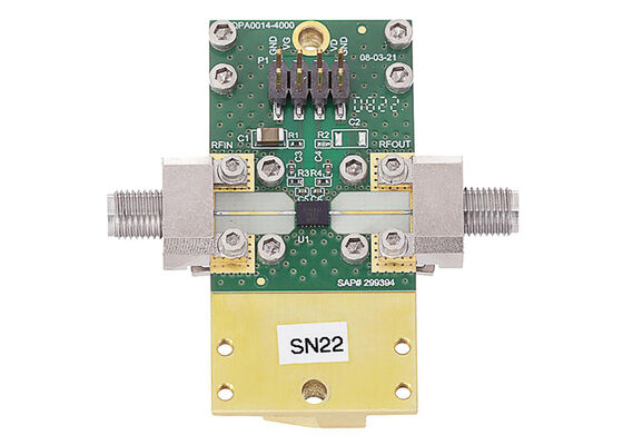 QPA0812EVB एम्बेडेड समाधान उच्च प्रदर्शन 1W X-बैंड पावर एम्पलीफायर मूल्यांकन बोर्ड