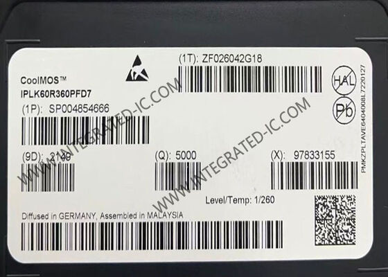 IPLK60R360PFD7 इंटीग्रेटेड सर्किट चिप एन-चैनल 600V 13A MOSFET ट्रांजिस्टर