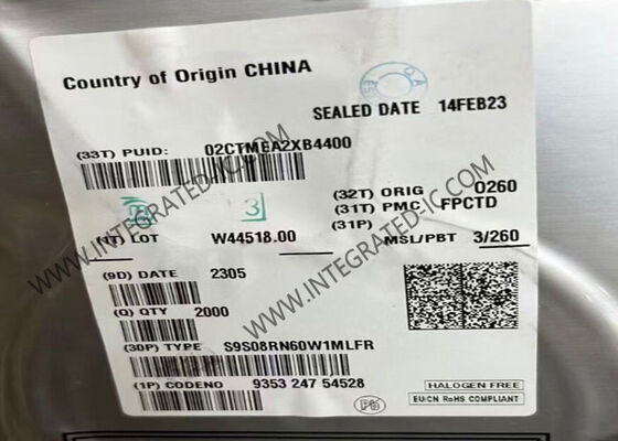 S9S08RN60W1MLFR ऑटोमोटिव 8-बिट S08 माइक्रो कंट्रोलर MCU, 20MHz स्पीड और 60KB फ्लैश मेमोरी के साथ