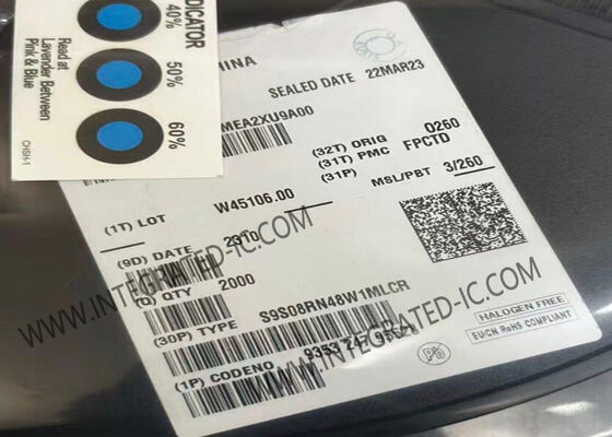 S9S08RN48W1MLCR 8-बिट S08 माइक्रोकंट्रोलर MCU 20MHz स्पीड के साथ 48KB फ्लैश मेमोरी LQFP32 पैकेज में