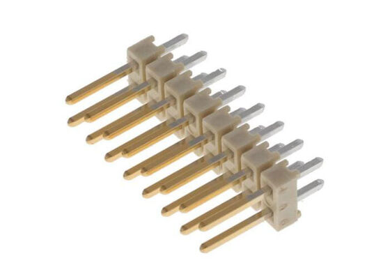 एचटीएसडब्ल्यू-108-24-एफ-डी 16 स्थिति उच्च तापमान पीसीबी हेडर स्ट्रिप्स 0.100 "पीच के साथ