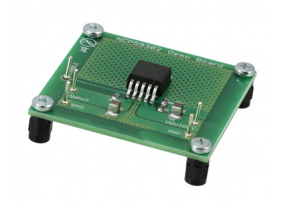 NCP59302DSADGEVB एम्बेडेड समाधान पॉजिटिव एडजस्टेबल लीनियर वोल्टेज रेगुलेटर मूल्यांकन बोर्ड