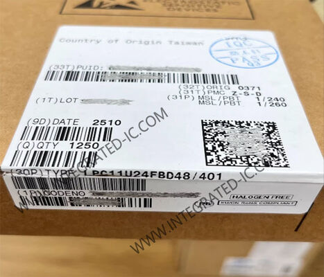 LPC11U24FBD48 32-बिट ARM Cortex-M0 माइक्रो कंट्रोलर MCU, 50MHz गति और USB कनेक्टिविटी के साथ