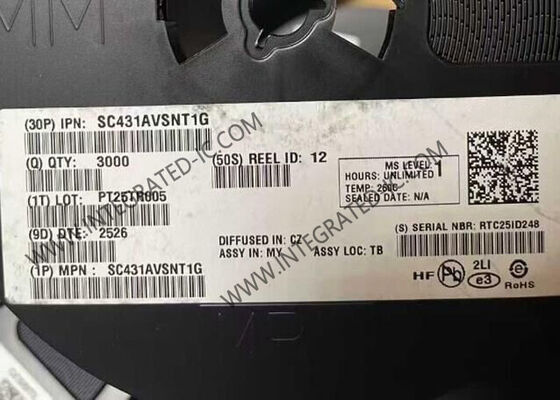 SC431AVSNT1G इंटीग्रेटेड सर्किट चिप वोल्टेज रेफरेंस आईसी जिसमें 2.5V प्रोग्रामेबल प्रिसिशन रेफरेंस और 50 PPM/℃ तापमान गुणांक है