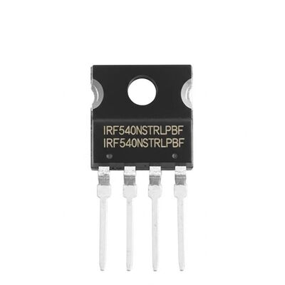 IRF540NSTRLPBF पावर MOSFET 100V सिंगल एन-चैनल ट्रांजिस्टर 33A निरंतर निकासी धारा और 44mOhm प्रतिरोध के साथ