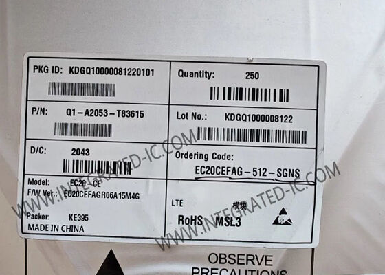 EC20CEFAG-512-SGNS उच्च परिशुद्धता LTE श्रेणी 4 वायरलेस संचार मॉड्यूल