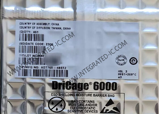 एकीकृत सर्किट चिप AD7768-4BSTZ 24 बिट एनालॉग टू डिजिटल कन्वर्टर्स LQFP64