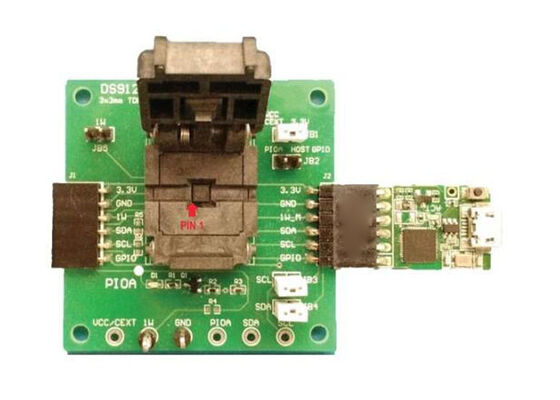 DS28E16EVKIT एम्बेडेड समाधान DS28E16 डीपकवर SHA-3 1-वायर प्रमाणीकरणकर्ता मूल्यांकन किट