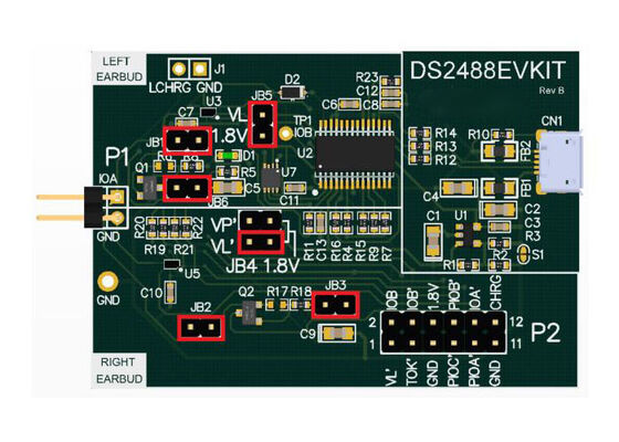 DS2488EVKIT एम्बेडेड समाधान मूल्यांकन किट DS2488 सरल ब्रिज डिवाइस के लिए