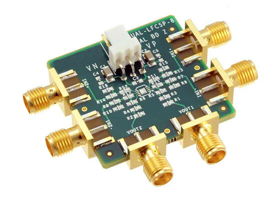 EVAL-HSAMP-2CPZ-8 एम्बेडेड समाधान डुअल चैनल सामान्य प्रयोजन एम्पलीफायर मूल्यांकन बोर्ड