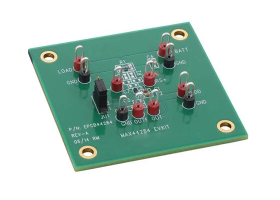 MAX44284EVKIT एम्बेडेड समाधान 1.7V से 5.5V करंट सेंस एम्पलीफायर मूल्यांकन बोर्ड
