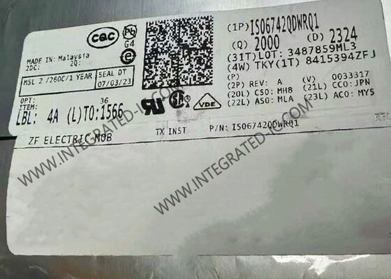 ISO6742QDWRQ1 क्वाड चैनल डिजिटल आइसोलेटर SOIC16 इंटीग्रेटेड सर्किट चिप