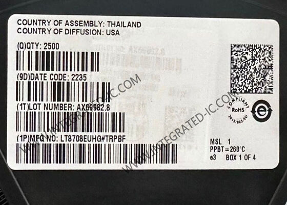 LT8708EUHG एकीकृत सर्किट चिप 80V द्विदिश Buck-Boost DC/DC नियंत्रक 400 kHz स्विचिंग आवृत्ति के साथ