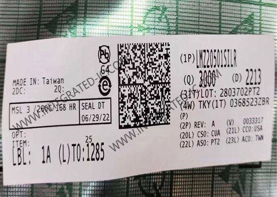 LMZ20501SILR एकीकृत सर्किट चिप नैनो मॉड्यूल नियामक 1A आउटपुट करंट 2.7V से 5.5V इनपुट वोल्टेज और उच्च घनत्व डिजाइन के साथ