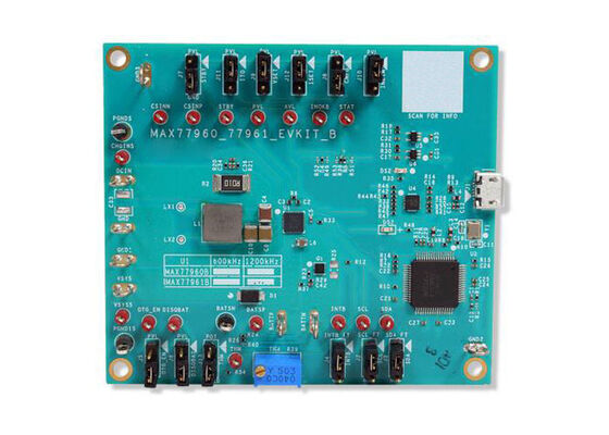 MAX77961BEVKIT12 एम्बेडेड सॉल्यूशंस MAX77961B यूएसबी टाइप-सी बैक-बूस्ट चार्जर मूल्यांकन किट