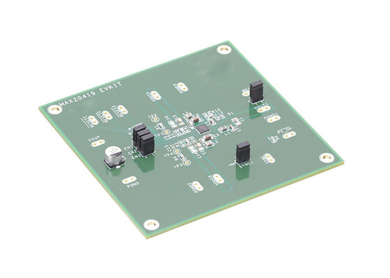 MAX20419EVKIT एम्बेडेड सॉल्यूशंस उच्च दक्षता कम वोल्टेज डीसी-डीसी कन्वर्टर्स मूल्यांकन बोर्ड