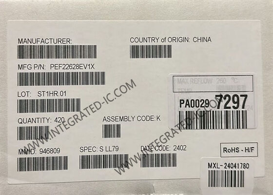 पीईएफ22628ईवी1एक्स डबल-चैनल एसएचडीएसएल सिस्टम-ऑन-चिप एसएचडीएसएल.बीएस के साथ ईएफएम अनुप्रयोग के लिए