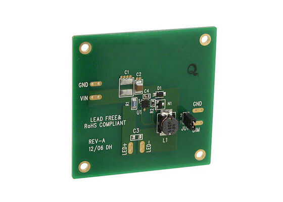 MAX16820EVKIT एम्बेडेड सॉल्यूशंस 2MHz हाई ब्राइटनेस एलईडी ड्राइवर्स मूल्यांकन बोर्ड