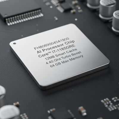 FH8069004541900 AI प्रोसेसर चिप कोरTM i7-1185GRE 12MB स्मार्ट कैश 4.40 GHz टर्बो बूस्ट और 64 GB मैक्स मेमोरी के साथ