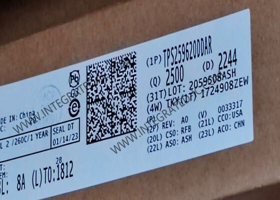 टीपीएस259620डीडीएआर एकीकृत सर्किट चिप ईफ्यूज आईसी 2 ए करंट लिमिट वाइड इनपुट वोल्टेज रेंज 2.7V से 19V और ओवरवोल्टेज सुरक्षा के साथ