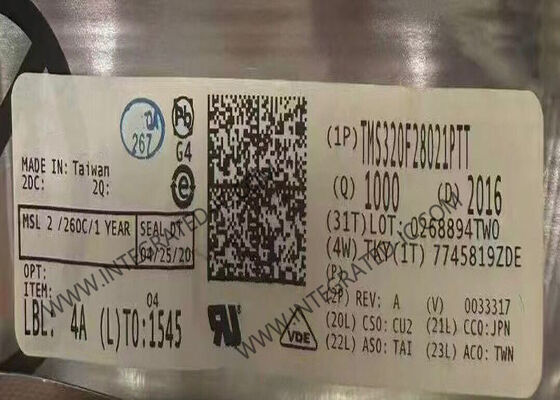 TMS320F28021PTT माइक्रोकंट्रोलर MCU C2000TM 32-बिट 40MHz MCU 64KB फ्लैश के साथ