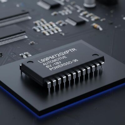L99PM72GXPTR ऑटोमोटिव ग्रेड पावर मैनेजमेंट आईसी PowerSSO-36 पैकेज में 6V ~ 18V आपूर्ति वोल्टेज के साथ