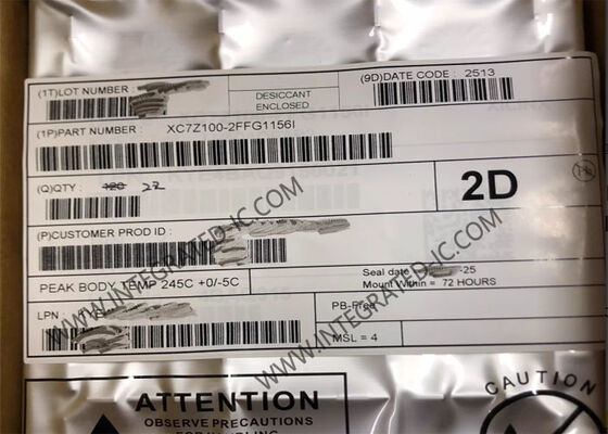 XC7Z100-2FFG1156I FPGA Zynq-7000 सिस्टम ऑन चिप डुअल-कोर ARM Cortex-A9, 444000 LE, और 766 मेगाहर्ट्ज स्पीड के साथ