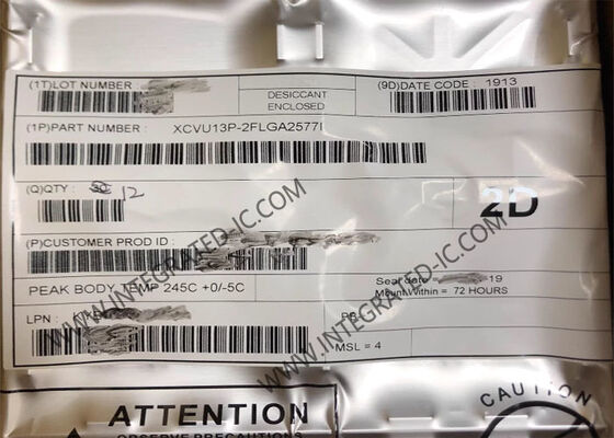 XCVU13P-2FLGA2577I Virtex UltraScale+ FPGA चिप जिसमें 3780000 लॉजिक एलिमेंट्स, 32.75 Gb/s डेटा रेट और 576 I/O हैं