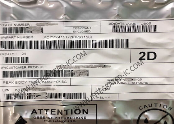 XC7VX415T-2FFG1158I 640MHz फील्ड प्रोग्रामेबल गेट ऐरे FPGA प्रोग्रामेबल लॉजिक आईसी