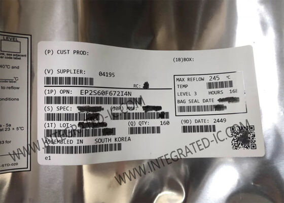 EP2S60F672I4N फील्ड प्रोग्रामेबल गेट ऐरे 60440 लॉजिक एलिमेंट्स 492 I/O और 1.2V 90-nm प्रोसेस स्ट्रैटिक्स II FPGA के साथ