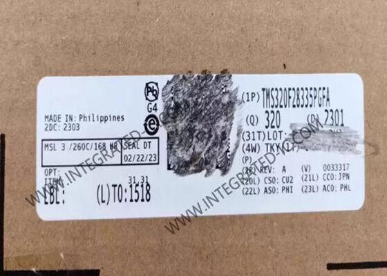 TMS320F28335PGFA माइक्रोकंट्रोलर MCU C2000™ 32-बिट MCU 150 मेगाहर्ट्ज़ स्पीड, 512 KB फ्लैश, और रियल-टाइम कंट्रोल के लिए 88 I/O के साथ