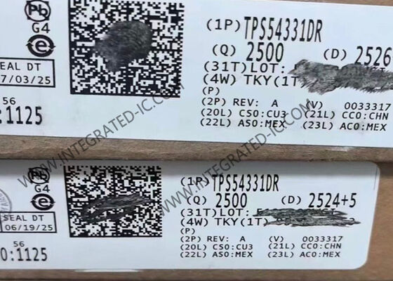 TPS54331DR इंटीग्रेटेड सर्किट चिप 3A 570kHz स्टेप डाउन DC-DC कनवर्टर इको-मोड के साथ