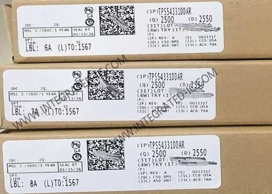 TPS54331DDAR इंटीग्रेटेड सर्किट चिप 3A 570kHz स्टेप-डाउन कन्वर्टर 28V इनपुट वोल्टेज HSOIC-8 के साथ
