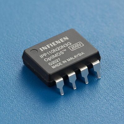 IPP110N20N3G एकीकृत सर्किट चिप OptiMOSTM एन-चैनल MOSFET ट्रांजिस्टर 200 V 88 A और 9.9 mOhms ड्रेन-सोर्स प्रतिरोध के साथ