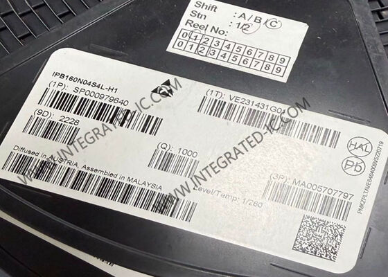 IPB160N04S4L 40V 160A ऑटोमोटिव ग्रेड एन-चैनल MOSFET OptiMOS-T2 श्रृंखला एकीकृत सर्किट चिप