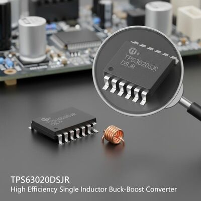 TPS63020DSJR उच्च दक्षता 4A आउटपुट वर्तमान 2.4MHz स्विचिंग आवृत्ति बक-बूस्ट कनवर्टर एकीकृत सर्किट चिप