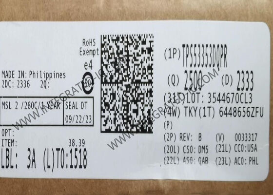 TPS53353DQPR इंटीग्रेटेड सर्किट चिप 20A D-CAP™ मोड सिंक्रोनस स्विफ्ट™ बक कन्वर्टर 1.5V से 15V इनपुट वोल्टेज के साथ
