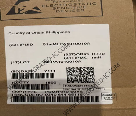 दूरसंचार और औद्योगिक अनुप्रयोगों के लिए PSMN4R0-60YS 60V 74A 130W एन-चैनल MOSFET ट्रांजिस्टर