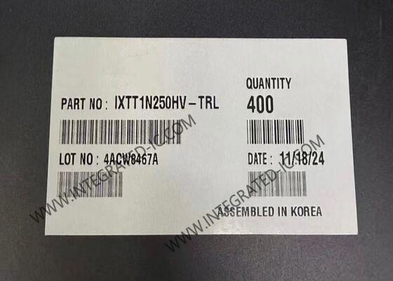 IXTT1N250HV 2500V N-चैनल पावर MOSFET 1.5A निरंतर ड्रेन करंट के साथ फास्ट स्विचिंग अनुप्रयोगों के लिए