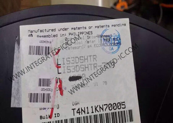 LIS3DSHTR सेंसर आईसी अल्ट्रा लो-पावर हाई परफॉरमेंस थ्री-एक्सिस एक्सेलेरोमीटर विथ 16-बिट डेटा आउटपुट