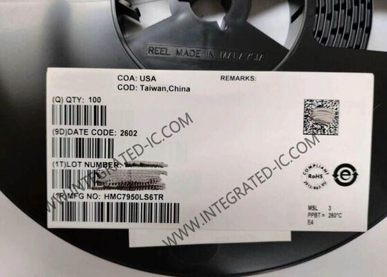 HMC7950LS6TR वायरलेस कम्युनिकेशन मॉड्यूल 1 चैनल 2.0dB लो नॉइज़ आरएफ एम्पलीफायरों के साथ