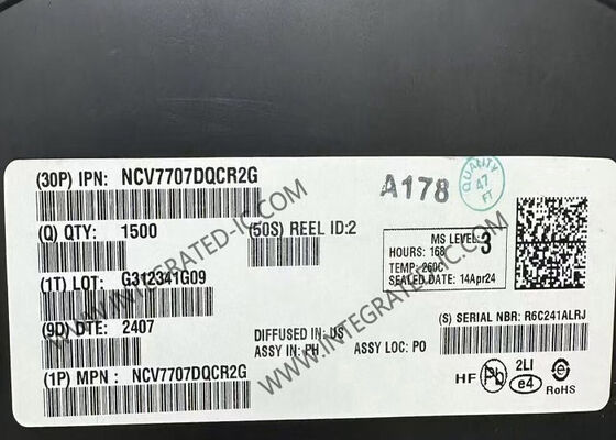 NCV7707DQCR2G 6.5mA ऑटोमोटिव डोअर-मॉड्यूल ड्रायव्हर IC इंटिग्रेटेड सर्किट चिप