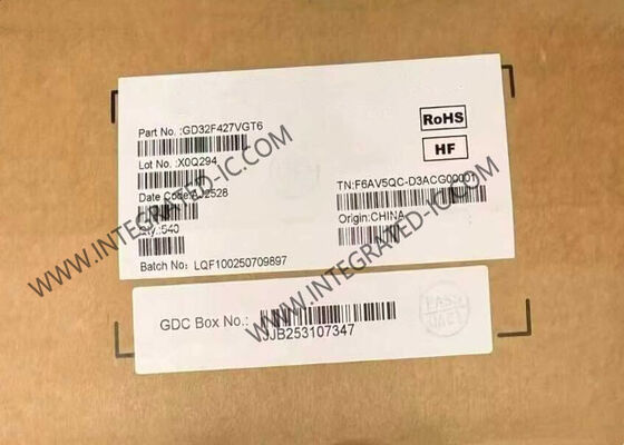 GD32F427VGT6 2.6V से 3.6V पर ग्राफिक डिस्प्ले के लिए 200MHz Arm Cortex-M4 के साथ 32-बिट MCU