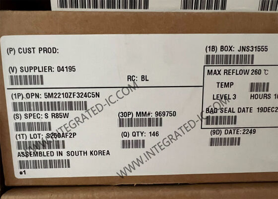 5M2210ZF324C5N 324-पिन FBGA और 271 I/O जटिल प्रोग्राम करने योग्य लॉजिक डिवाइस के साथ सिस्टम प्रोग्राम करने योग्य FPGA