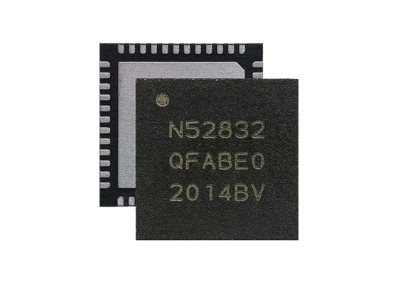 NRF52832-QFAB-R बहुमुखी BT 5.3 SoC NRF52832 BT कम ऊर्जा QFN48